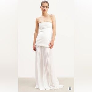 Structures white bridal Bodice gown